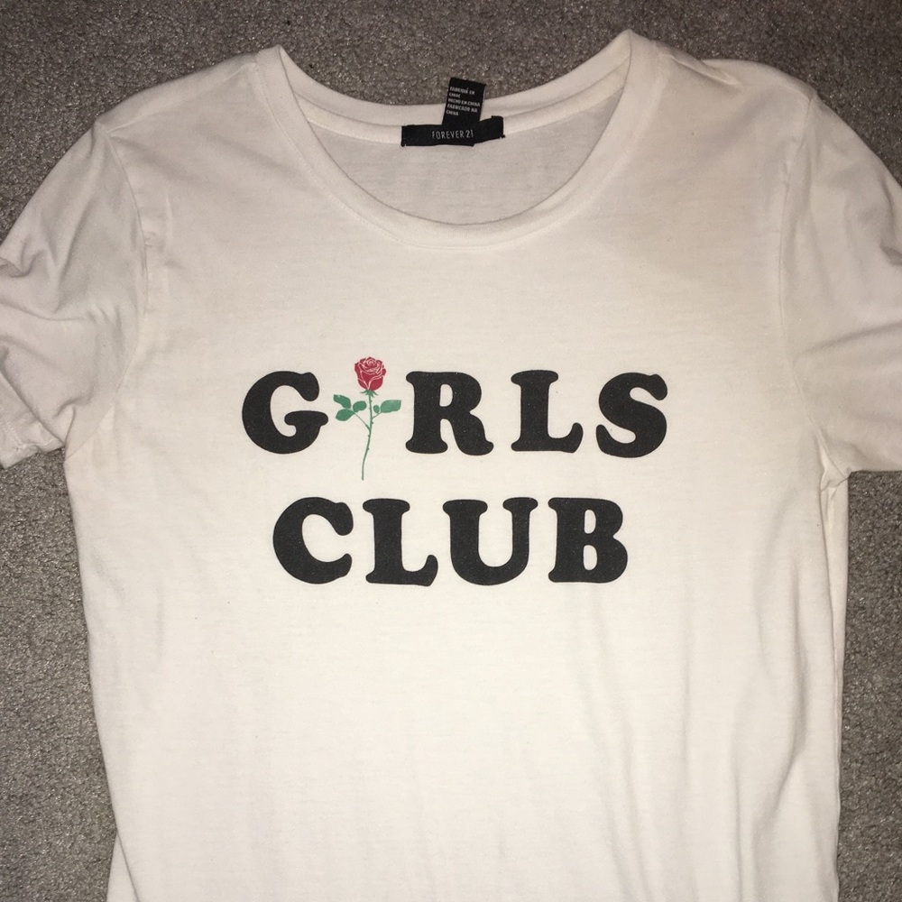Forever 21 girls club tee